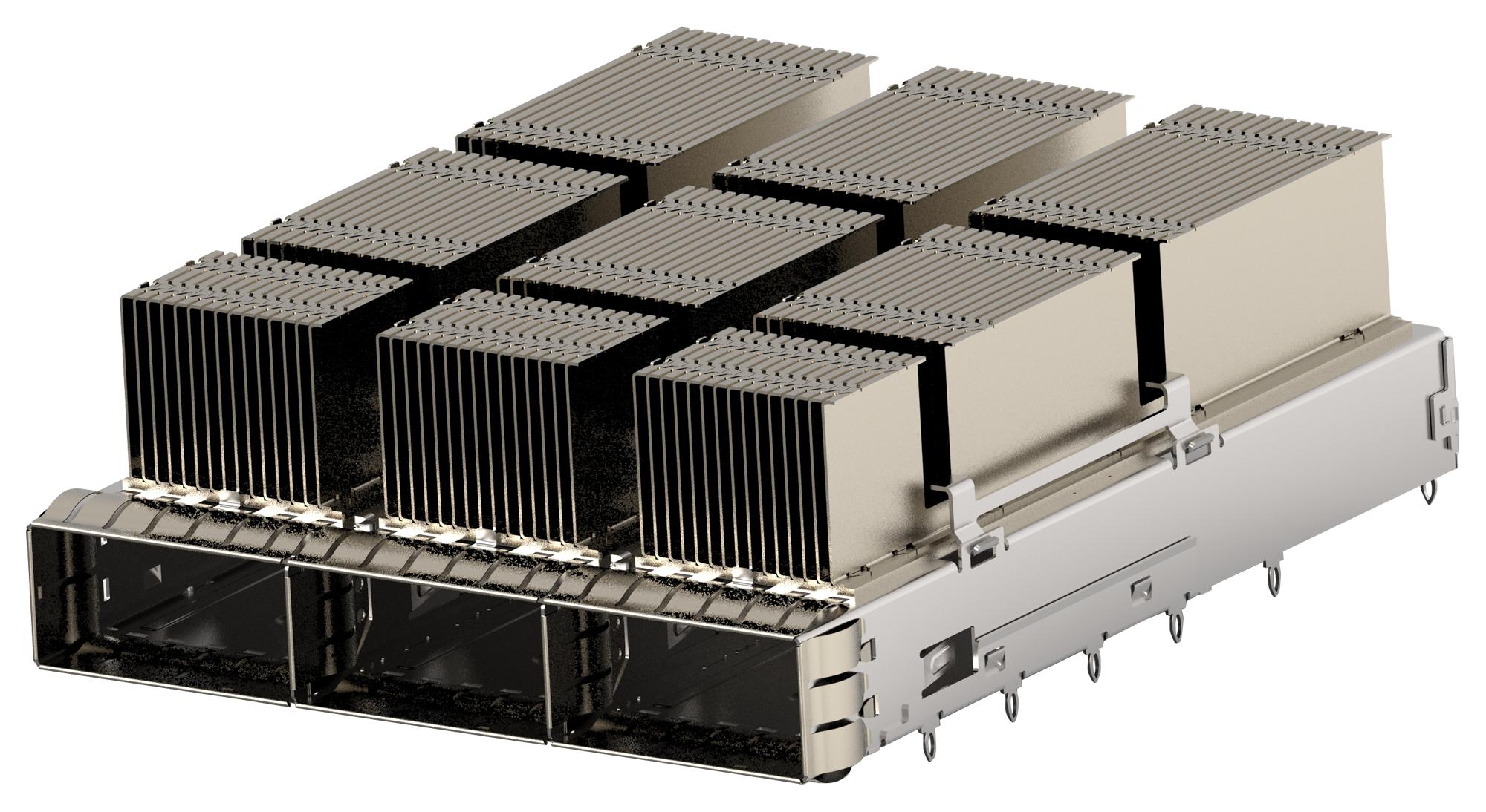 2342888-3 CAGE ASSEMBLY, NET HS, 3PORT, PRESS-FIT TE CONNECTIVITY