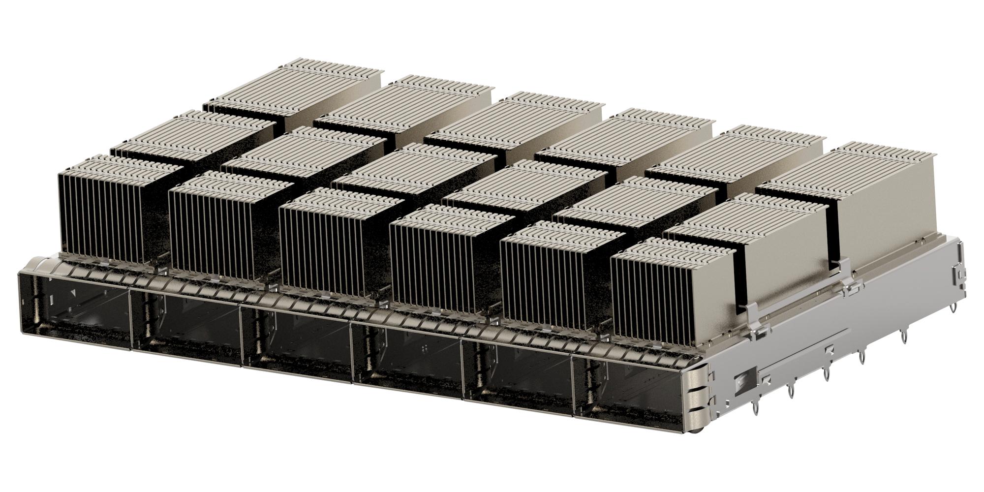 2342892-3 CAGE ASSEMBLY, NET HS, 6PORT, PRESS-FIT TE CONNECTIVITY