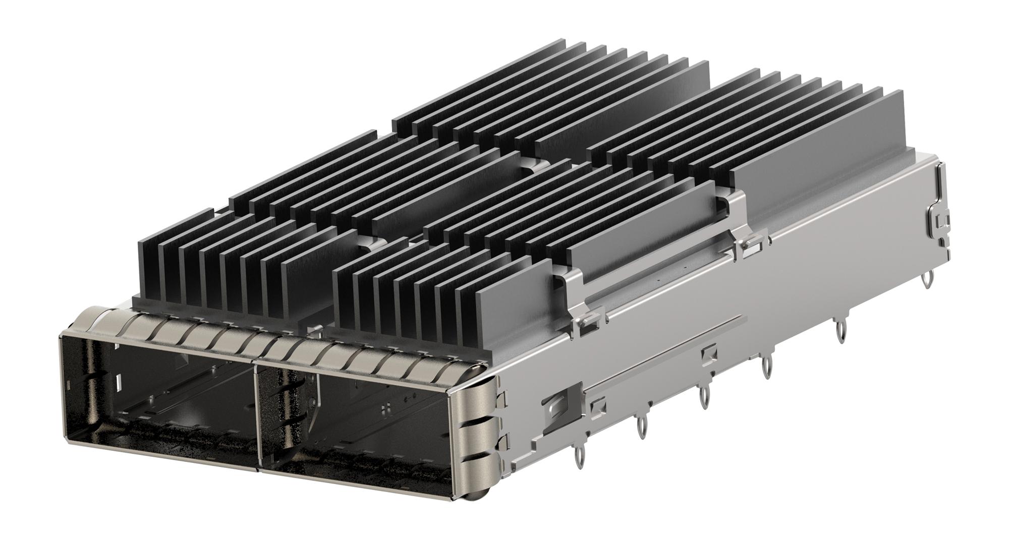 2342935-2 CAGE ASSEMBLY, SAN HS, 2PORT, PRESS-FIT TE CONNECTIVITY