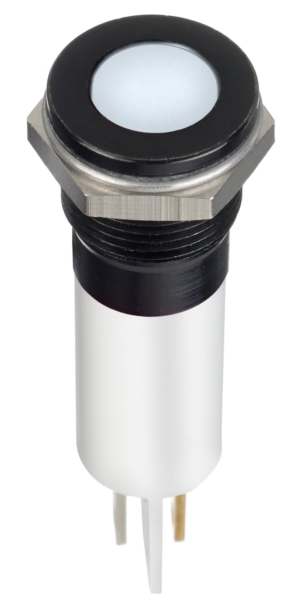 Q14F1CXXW02E LED PANEL INDICATOR, WHITE, 14MM, 3.3V APEM