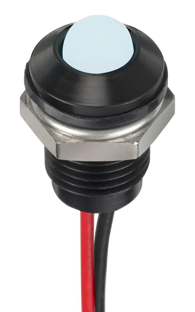 Q6P5BXXW02E LED PANEL INDICATOR, WHITE, 6MM, 3.8V APEM