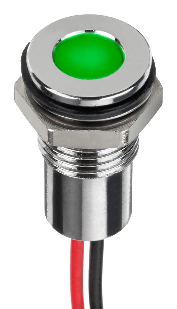 Q6F5CYYRG02E LED PANEL INDICATOR, 6MM, RED/GREEN APEM