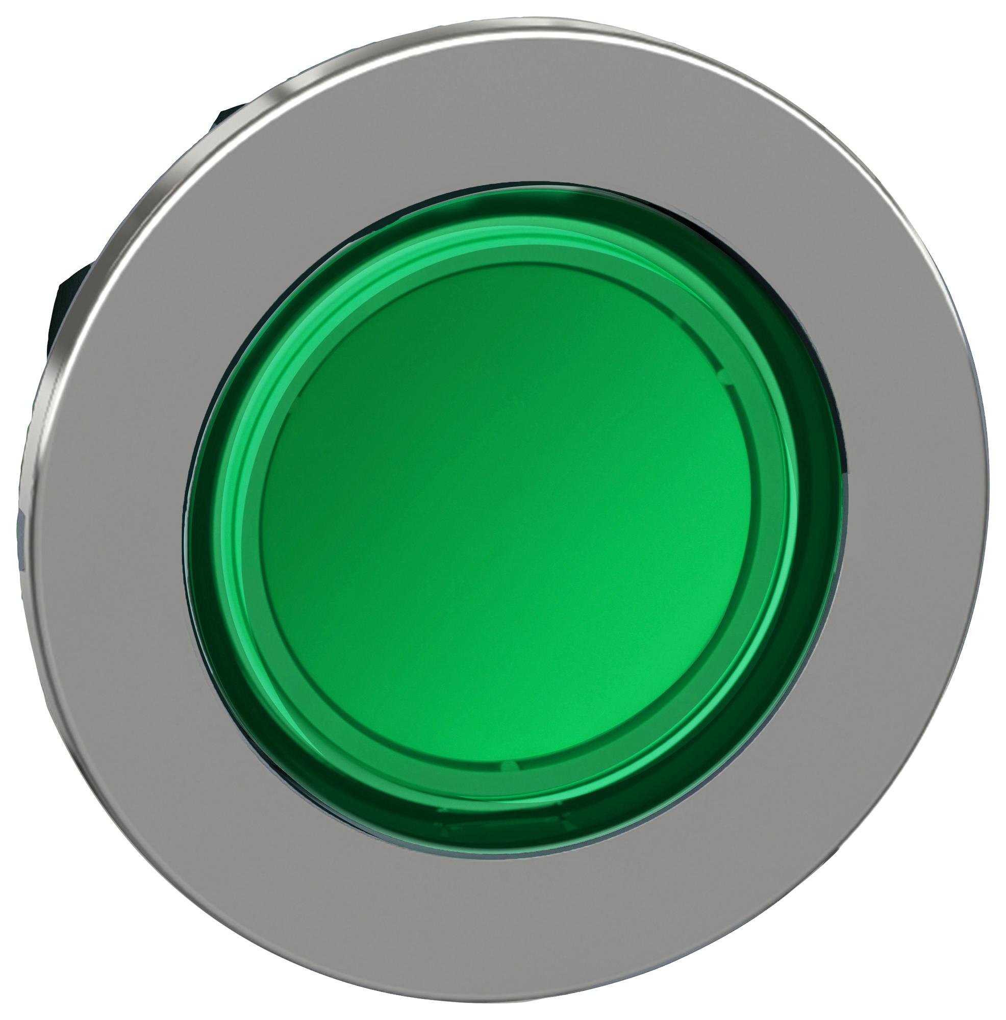 ZB4FW333 ILLUMINATED PUSHBUTTON SW ACTUATOR, GRN SCHNEIDER ELECTRIC