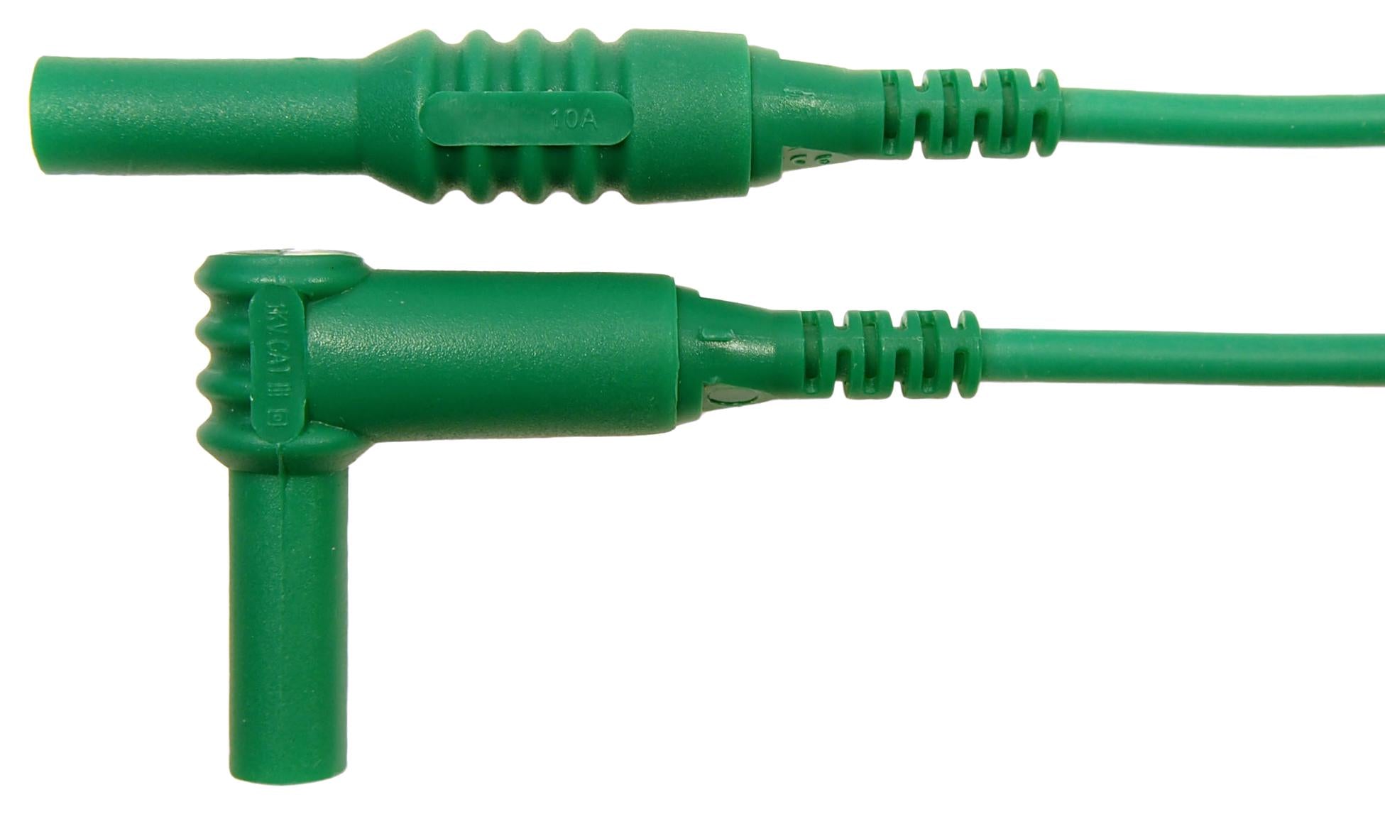 MP002199 BANANA TEST LEADS, 10A, 1KV, GREEN, 1.5M MULTICOMP PRO