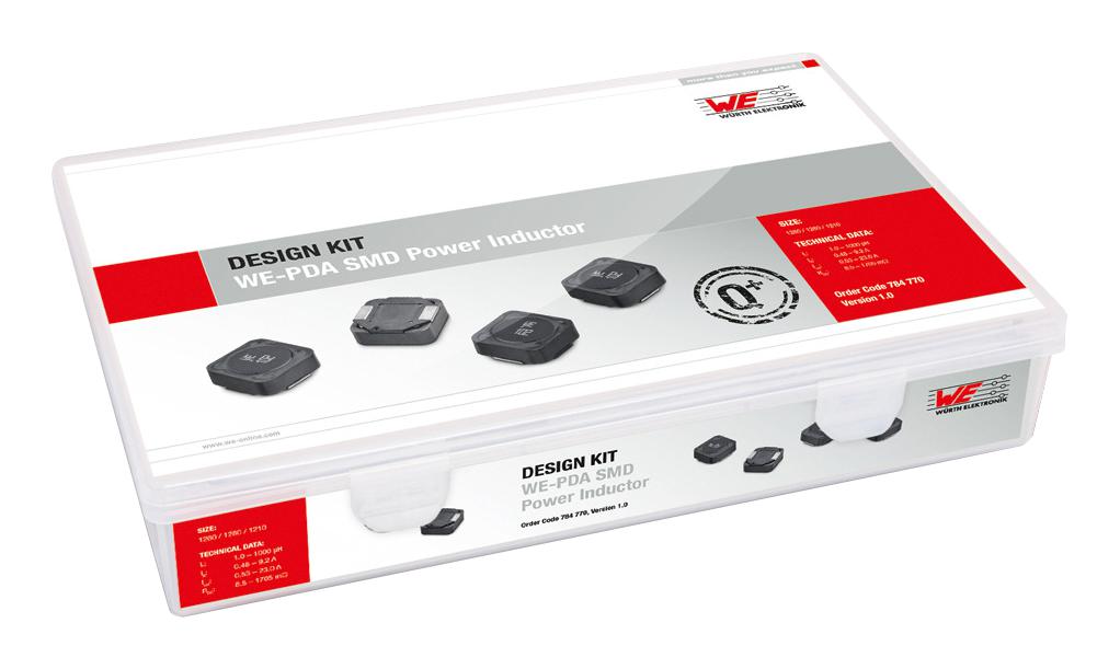 784770 POWER INDUCTOR KIT, SMD, 350PC WURTH ELEKTRONIK
