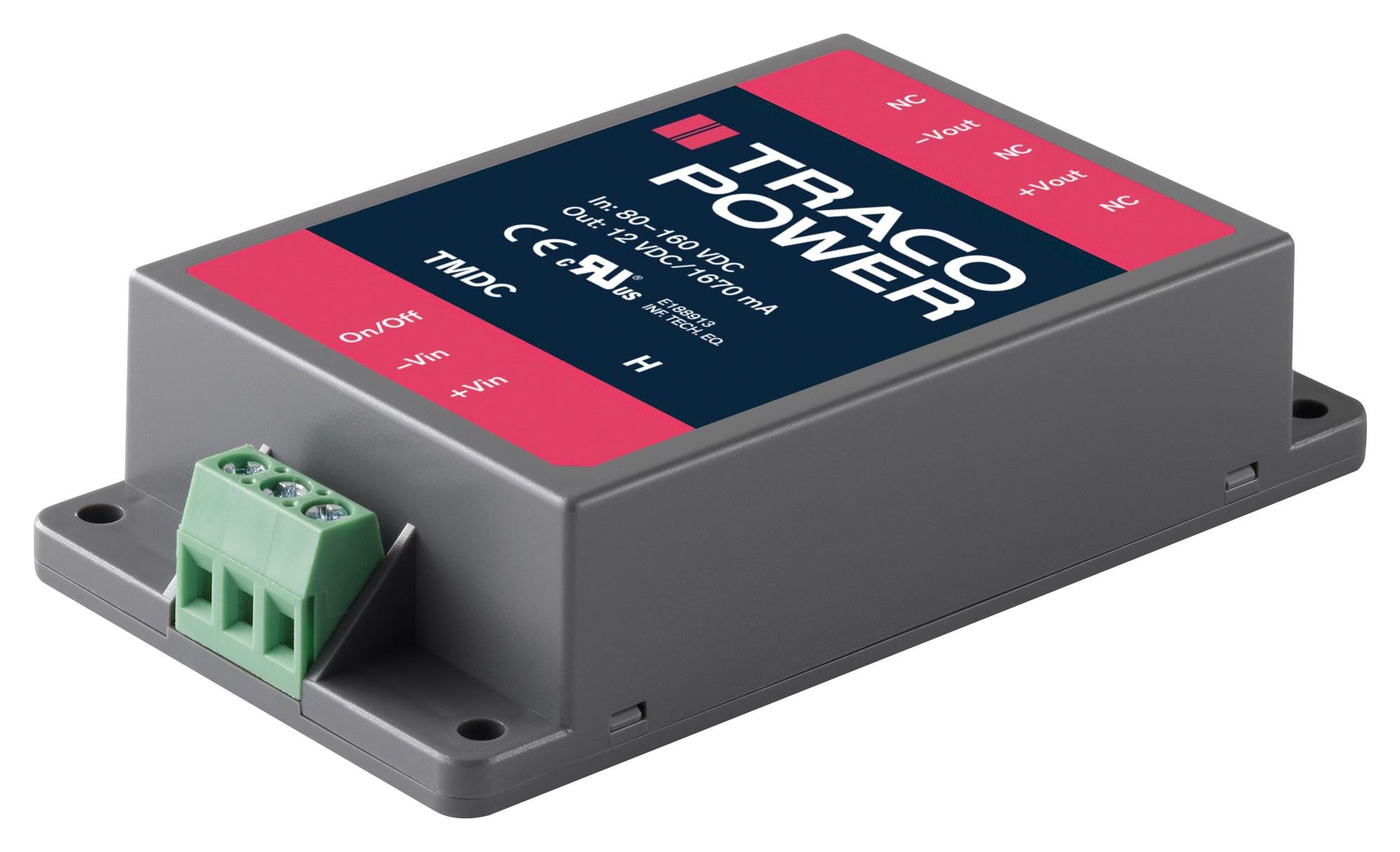 TMDC 20-7213H DC-DC CONVERTER, 15V, 1.34A TRACO POWER