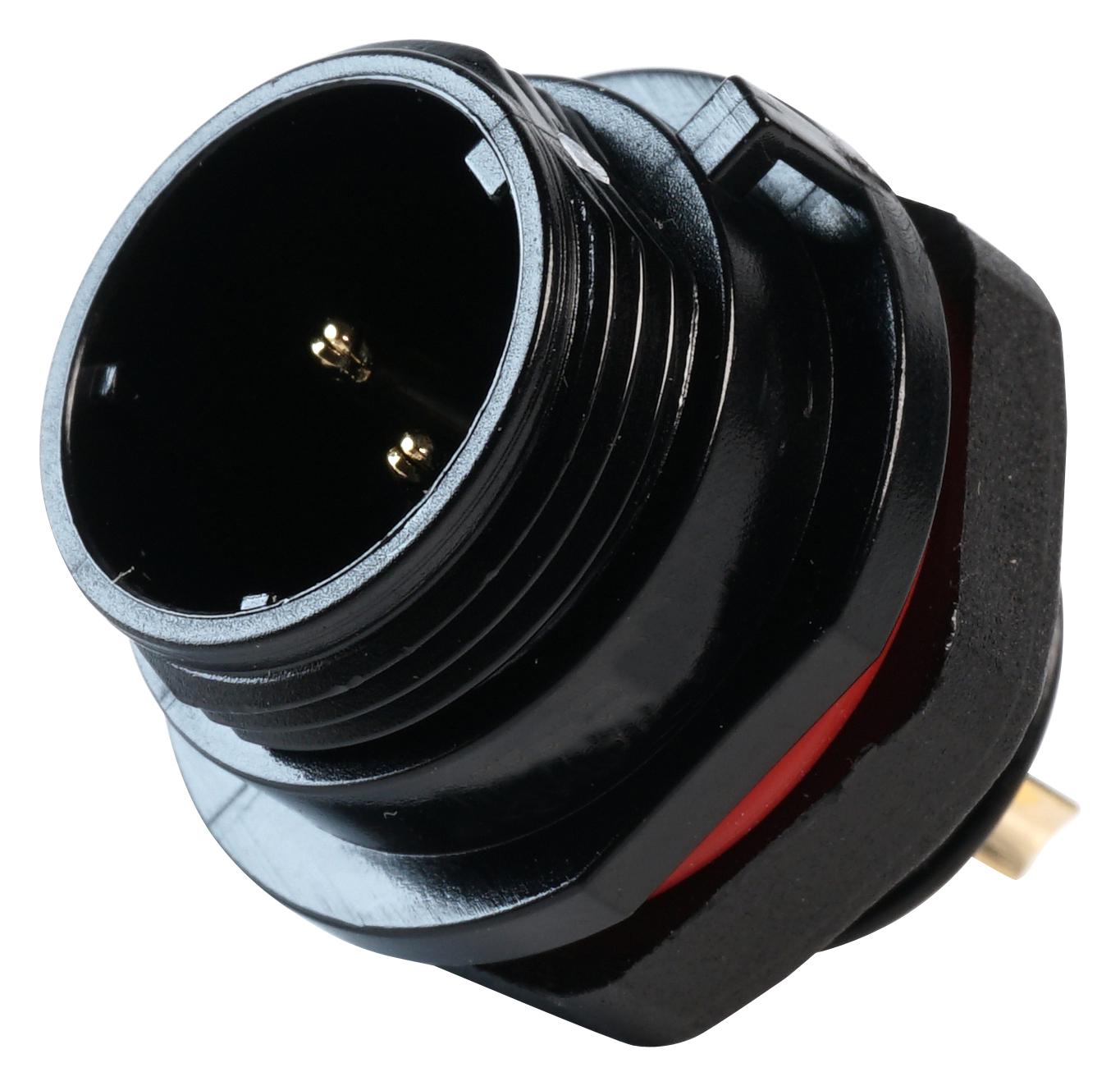 MP002534 CIRCULAR CONNECTOR, 2POS, RCPT, SOLDER MULTICOMP PRO