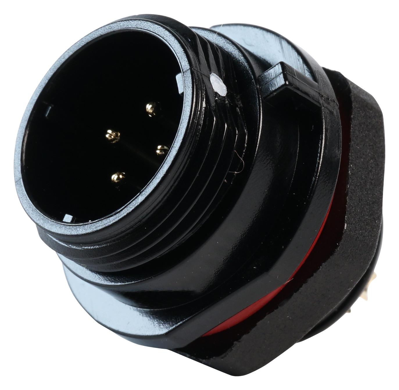 MP002536 CIRCULAR CONNECTOR, 4POS, RCPT, SOLDER MULTICOMP PRO