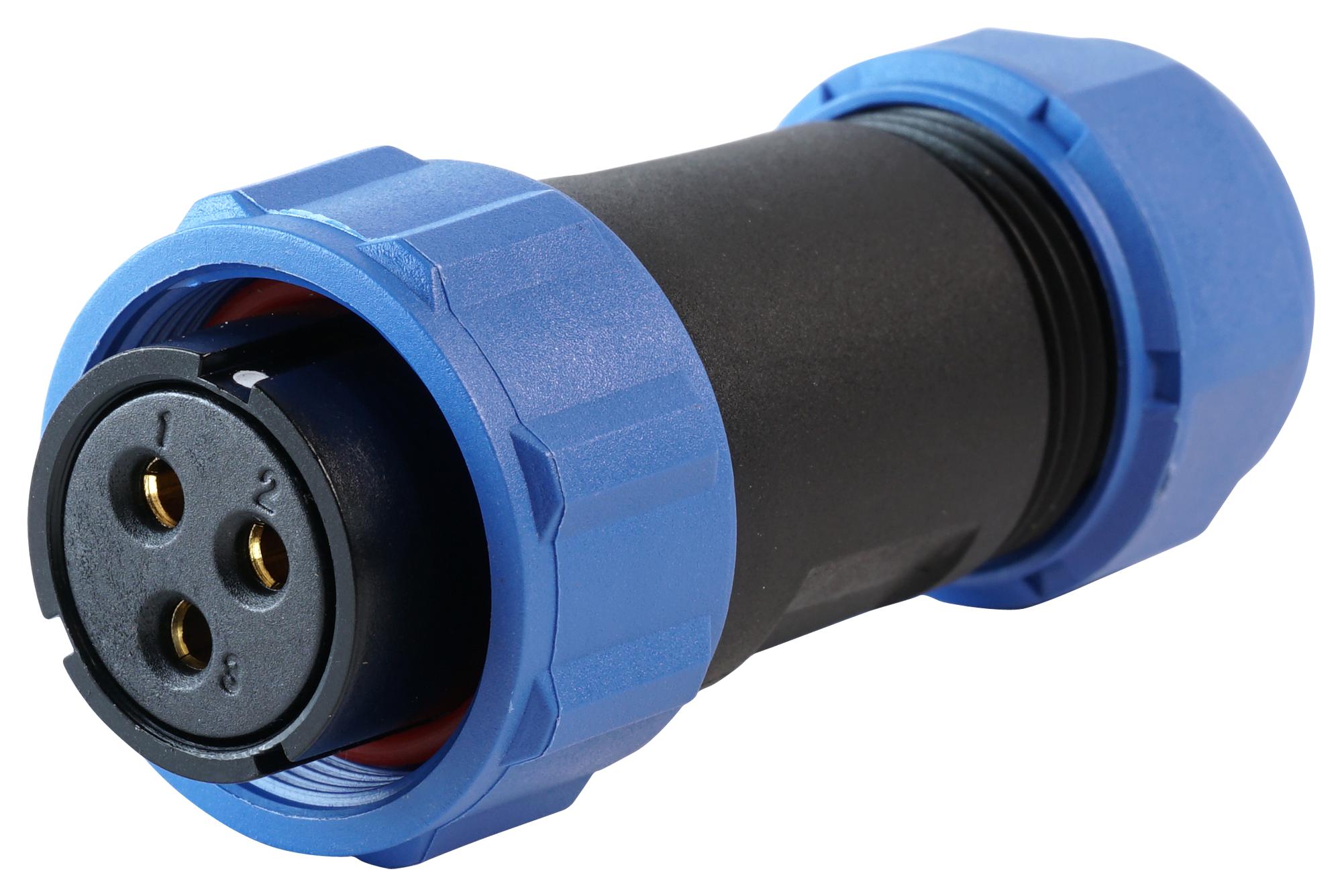 MP002560 CIRCULAR CONNECTOR, 3POS, PLUG, SCREW MULTICOMP PRO