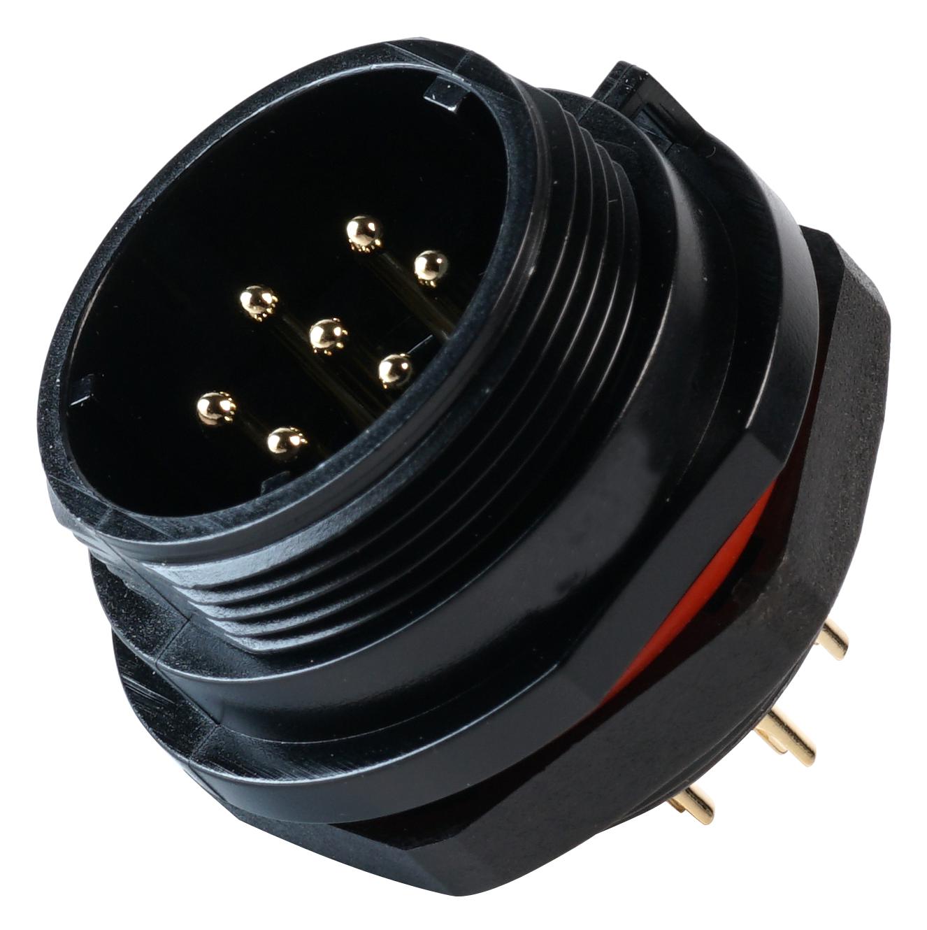 MP002605 CIRCULAR CONNECTOR, 7POS, RCPT, SOLDER MULTICOMP PRO