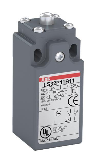 1SBV010311R1211 LIMIT SWITCH, 1NO/1NC, 4A, 400V, 15N ABB