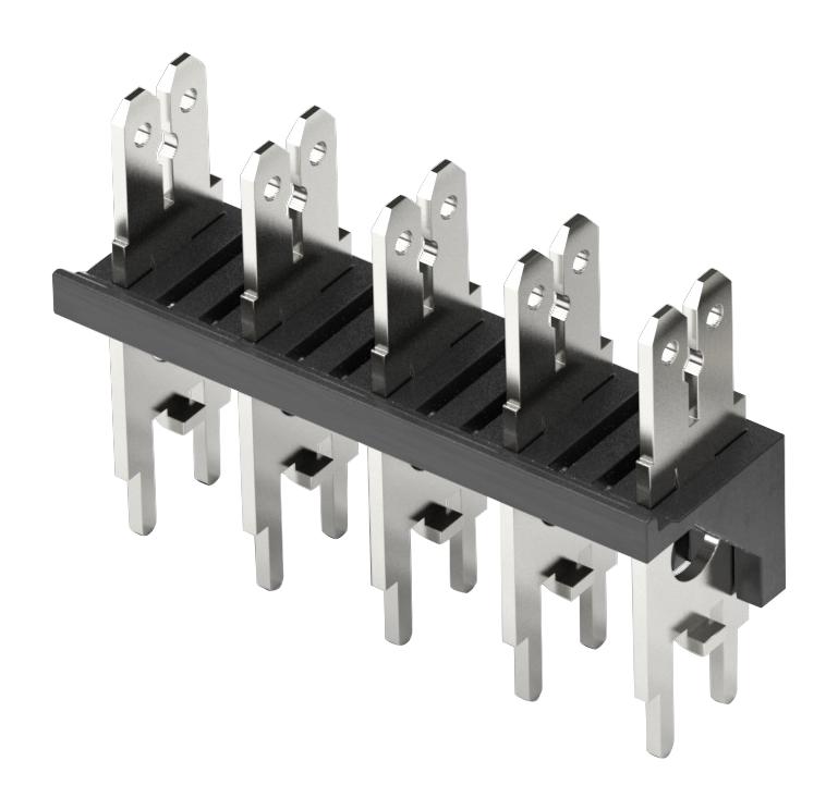 638307222007 CONN, HEADER, STAMPED TAB, 7P, 7.62MM WURTH ELEKTRONIK