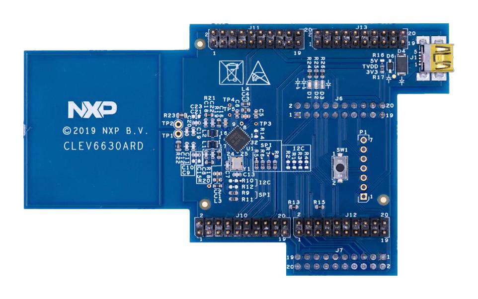 CLEV6630ARD DEV BOARD, NFC FRONTEND DEVELOPMENT NXP