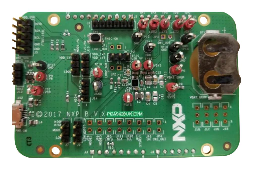 PCA9420UK-EVM EVAL BOARD, PMIC, LOW-POWER MCU NXP