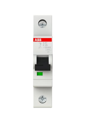 S201-C25 CIRCUIT BREAKER, THERMAL MAG, 1 POLE ABB