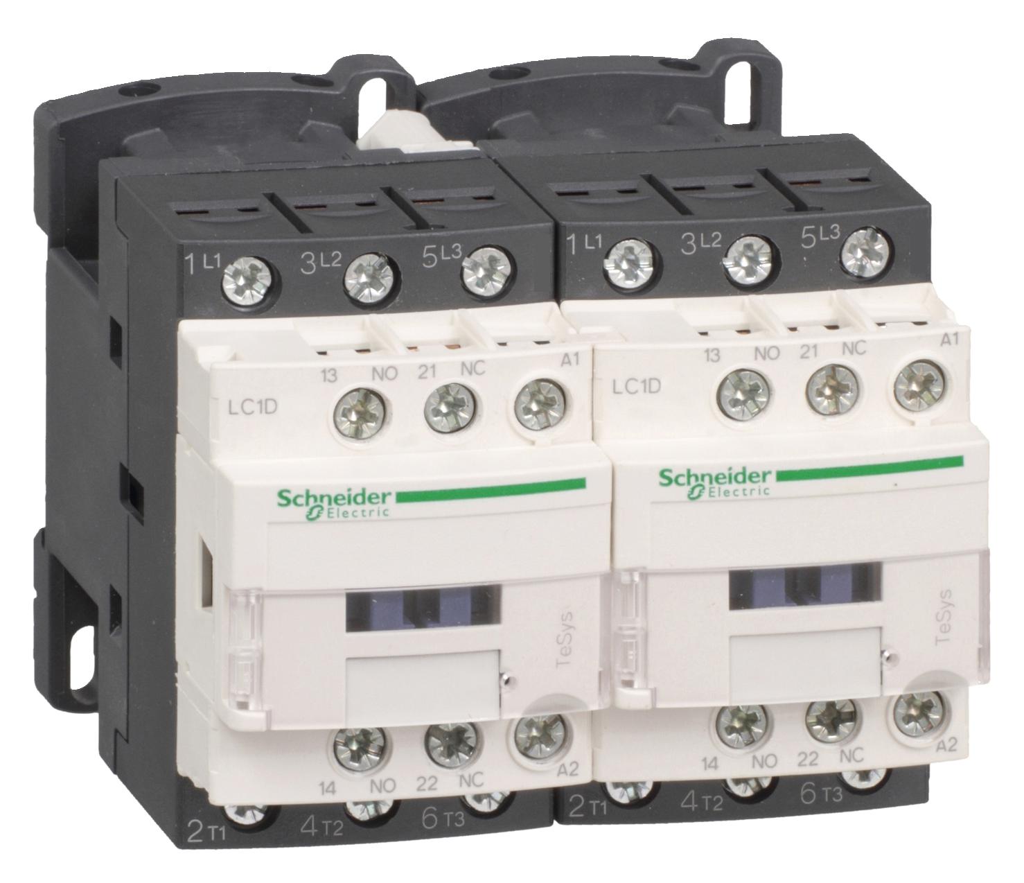 LC2D09BD CONTACTOR, 3PST-NO, 24V, DIN RAIL/PANEL SCHNEIDER ELECTRIC