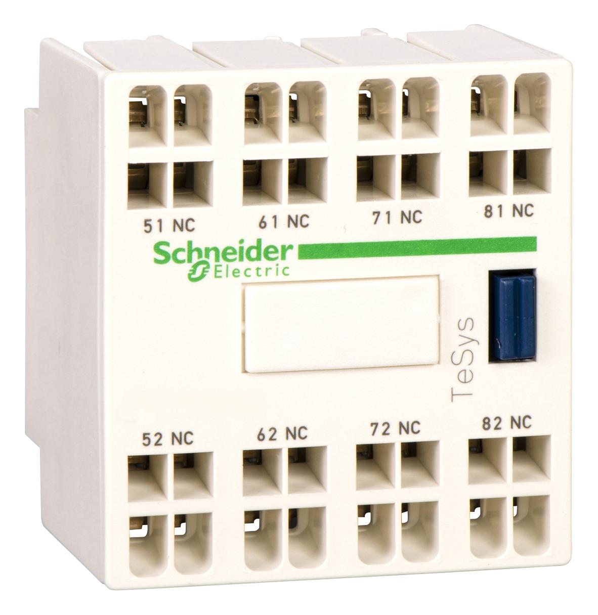 LADN223 AUXILIARY CONTACT BLOCK, 2NO/2NC, 690VAC SCHNEIDER ELECTRIC