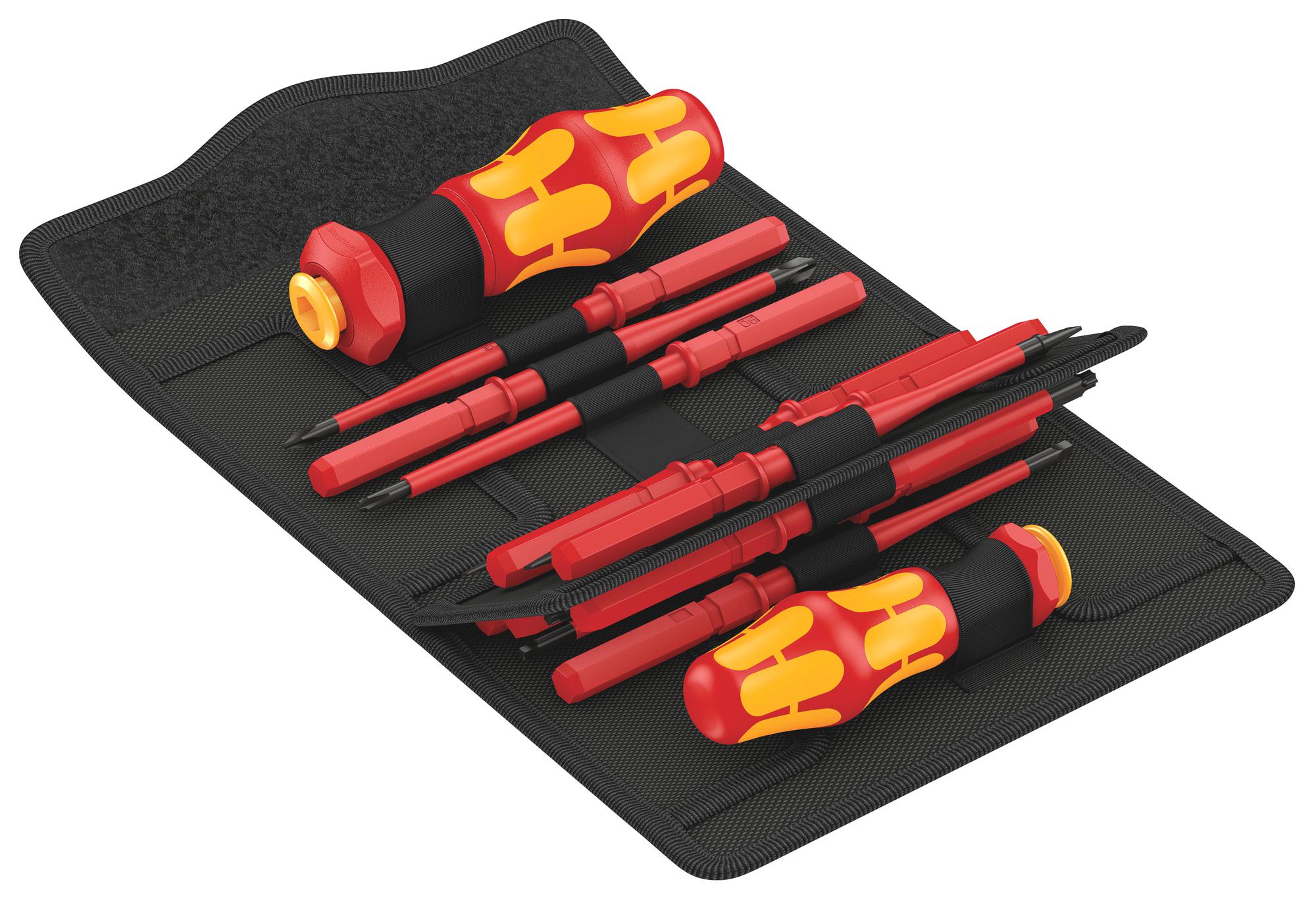 KRAFTFORM KOMPAKT TURBO I IMPERIAL 1 SCREWDRIVER SET, 16PC WERA
