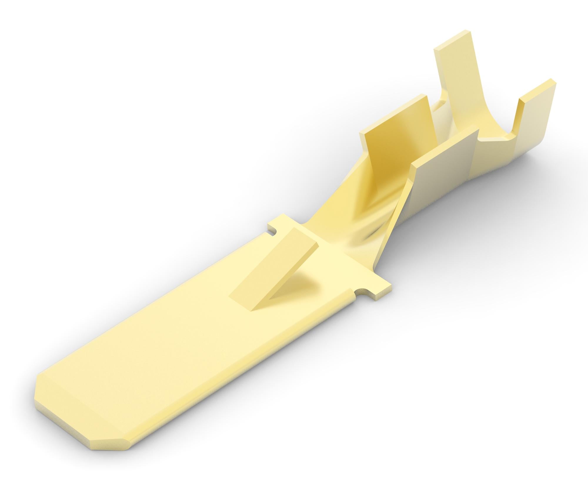 42098-1 QUICK DIS TERM, MALE, 6.35 X 0.81MM AMP - TE CONNECTIVITY