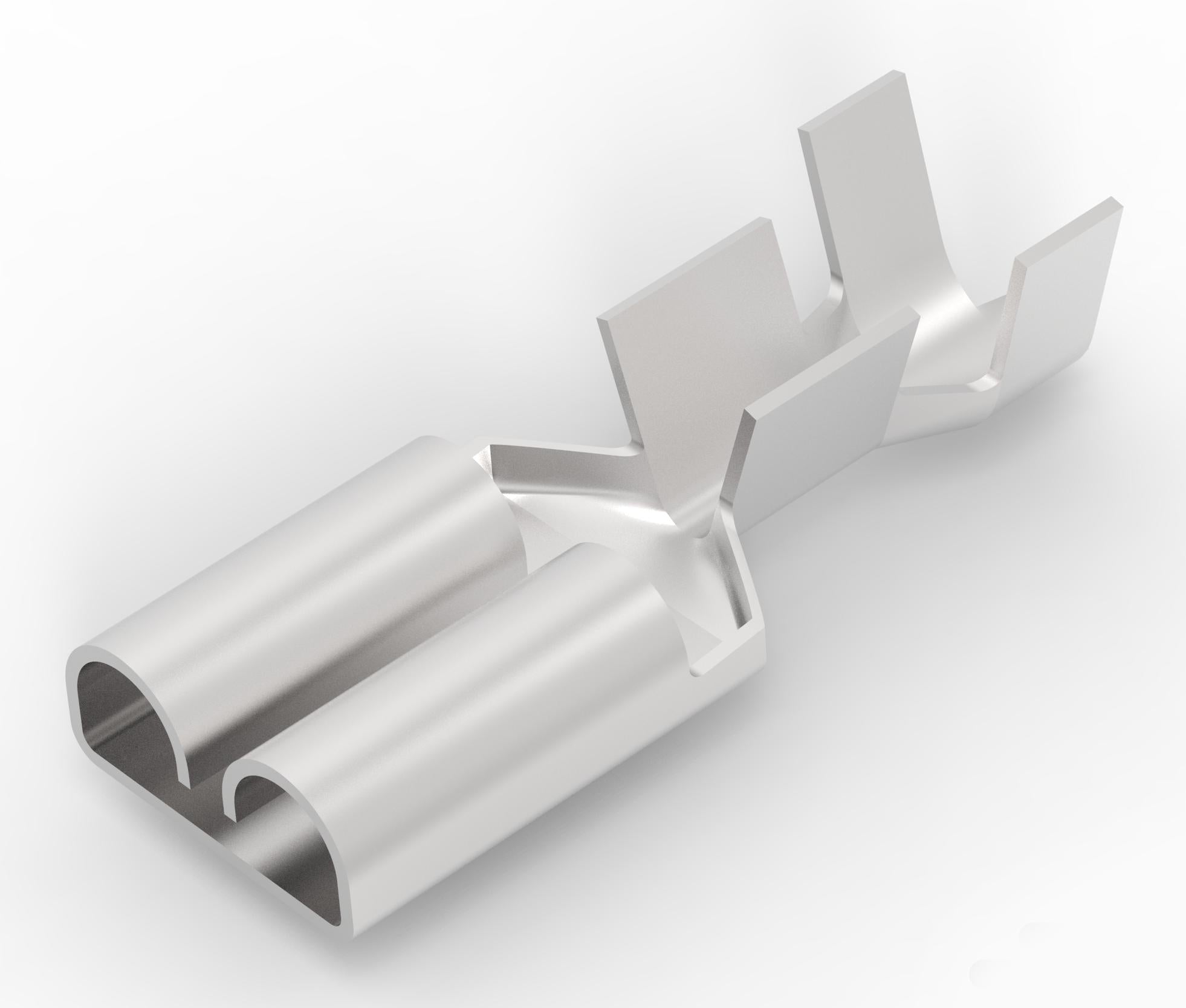 6-160449-3 QUICK DIS TERM, FEMALE, 6.35 X 0.81MM AMP - TE CONNECTIVITY