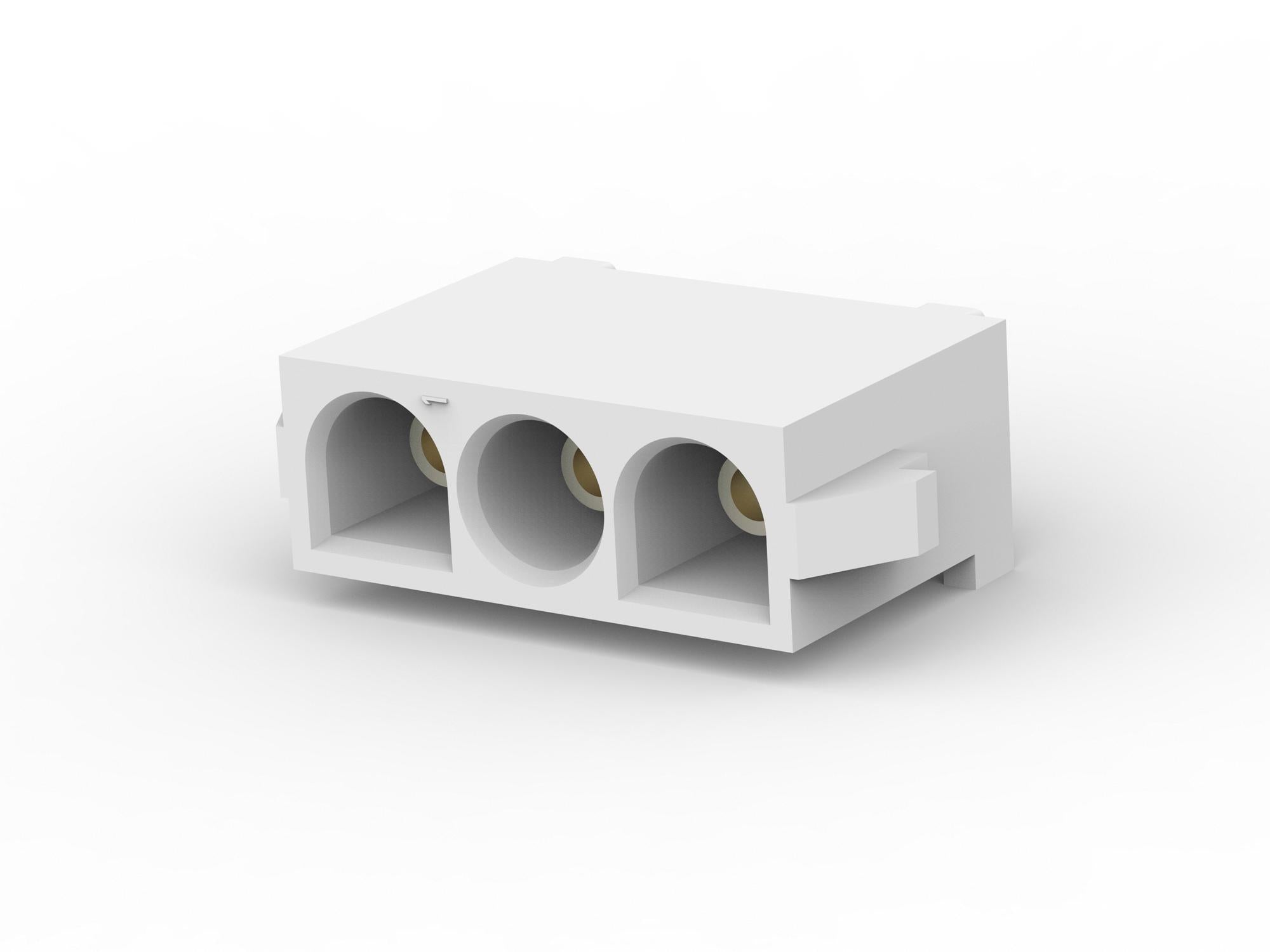 350825-4 WTB CONNECTOR, RCPT, 3POS, 1ROW, THT AMP - TE CONNECTIVITY