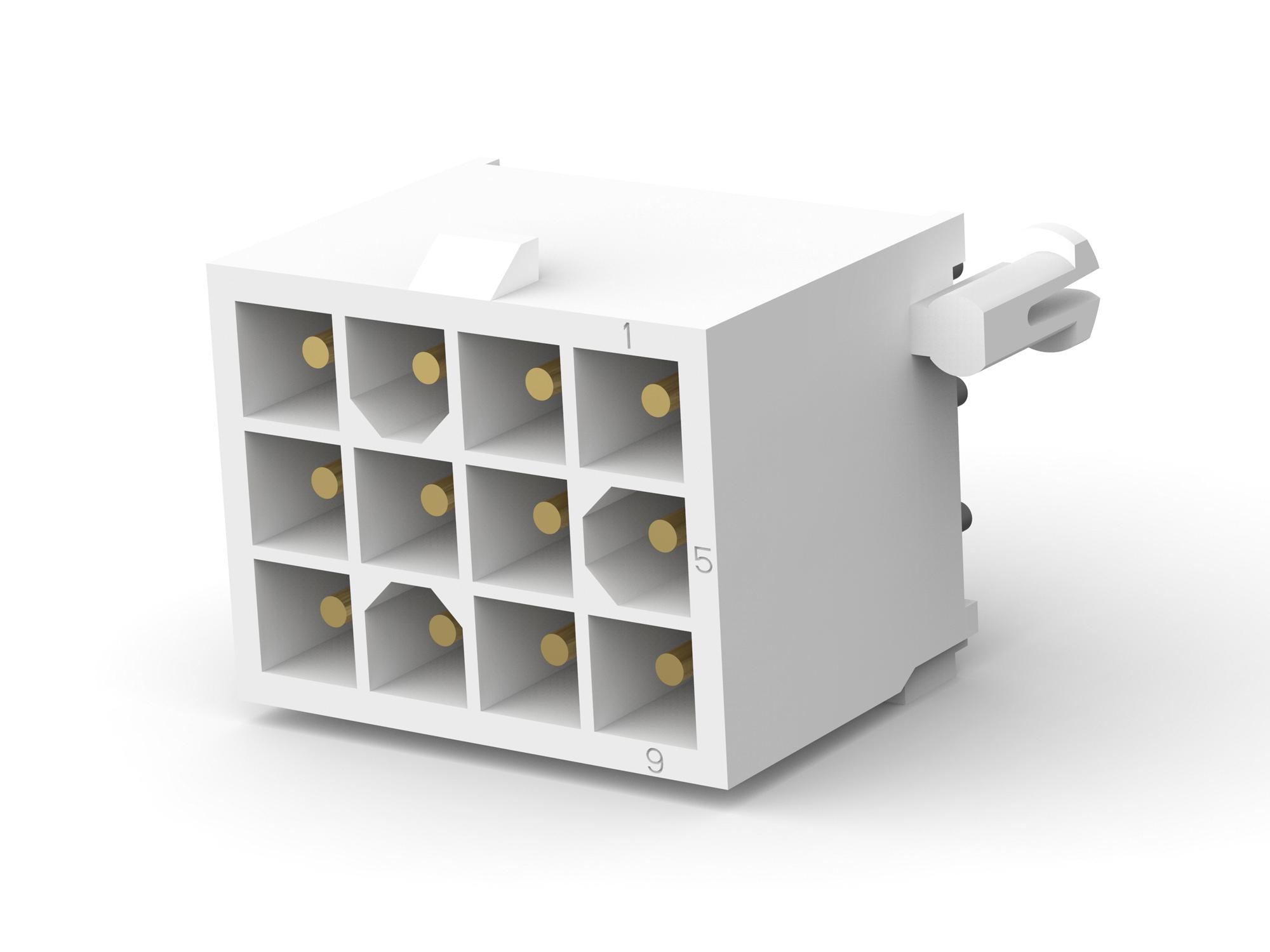 1-770186-1 WTB CONN, HEADER, 12POS, 3ROW, 4.14MM AMP - TE CONNECTIVITY