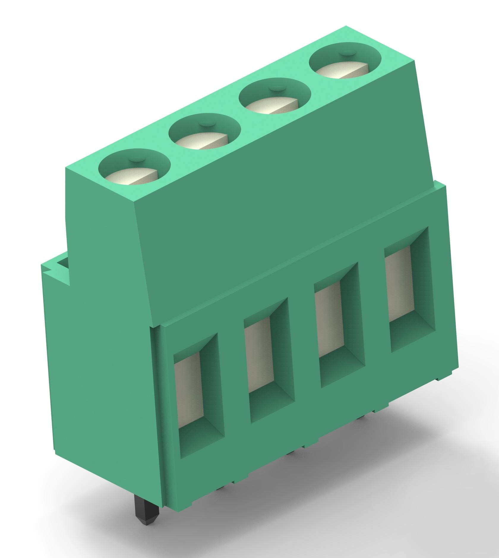 282857-2 TERMINAL BLOCK, WIRE-BRD, 2POS, 12AWG BUCHANAN - TE CONNECTIVITY