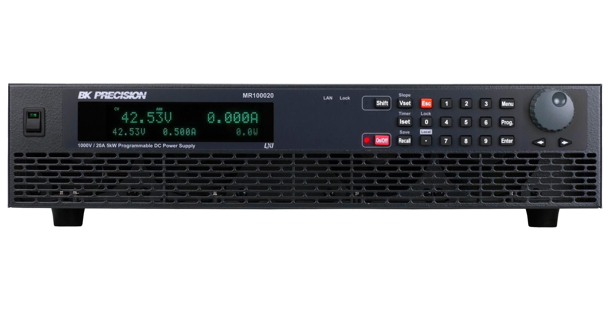 MR100020 BENCH POWER SUPPLY, PROG, 1CH, 20A, 1KV B&K PRECISION