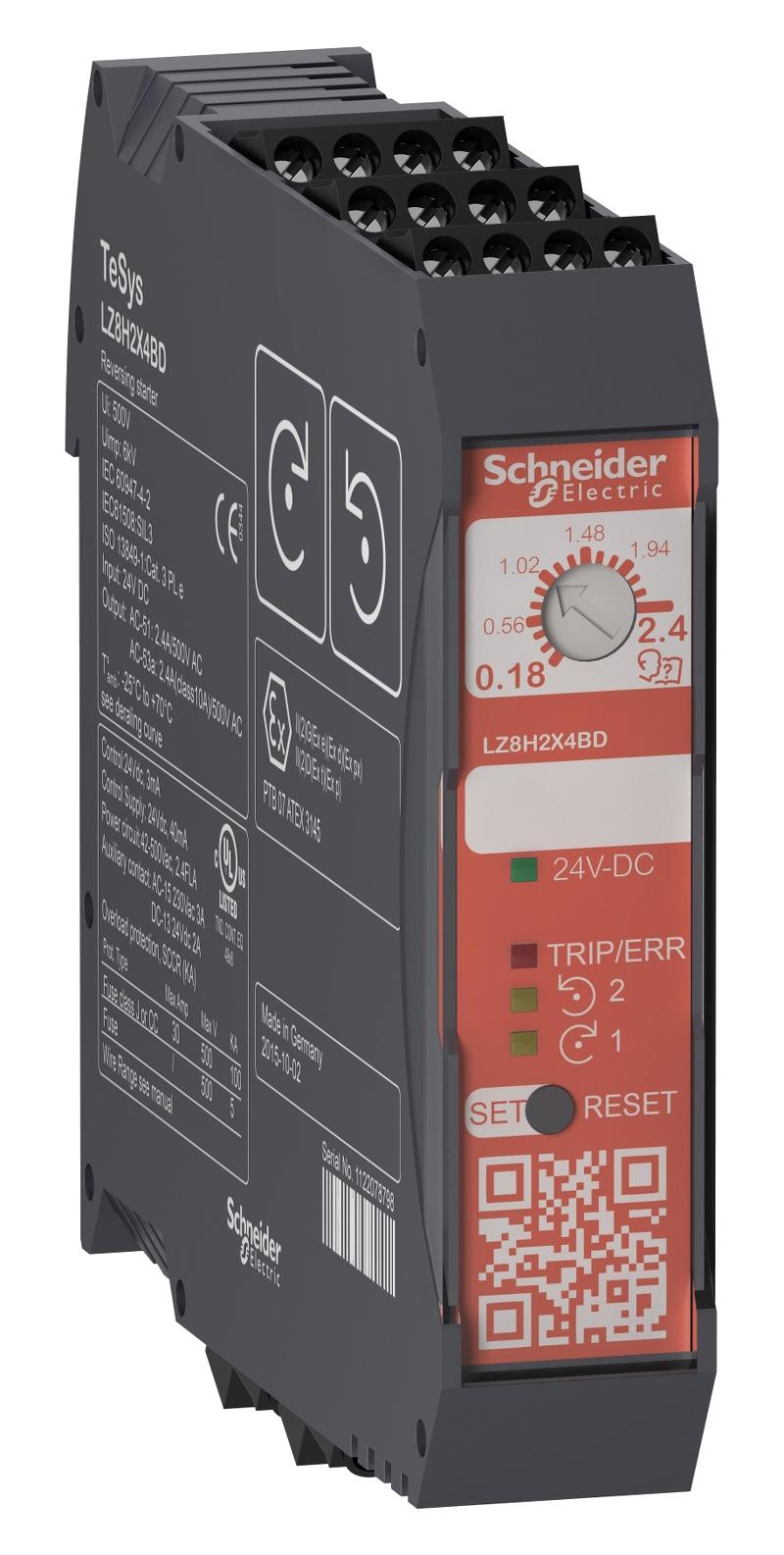 LZ8H2X4BD TESYS H STO REV 2.4A 24VDC SCHNEIDER ELECTRIC