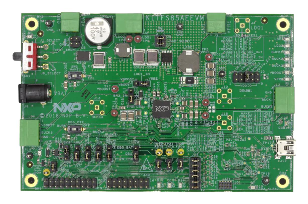 KITFS85AEEVM EVAL BOARD, 24V/36V SAFETY SBC NXP