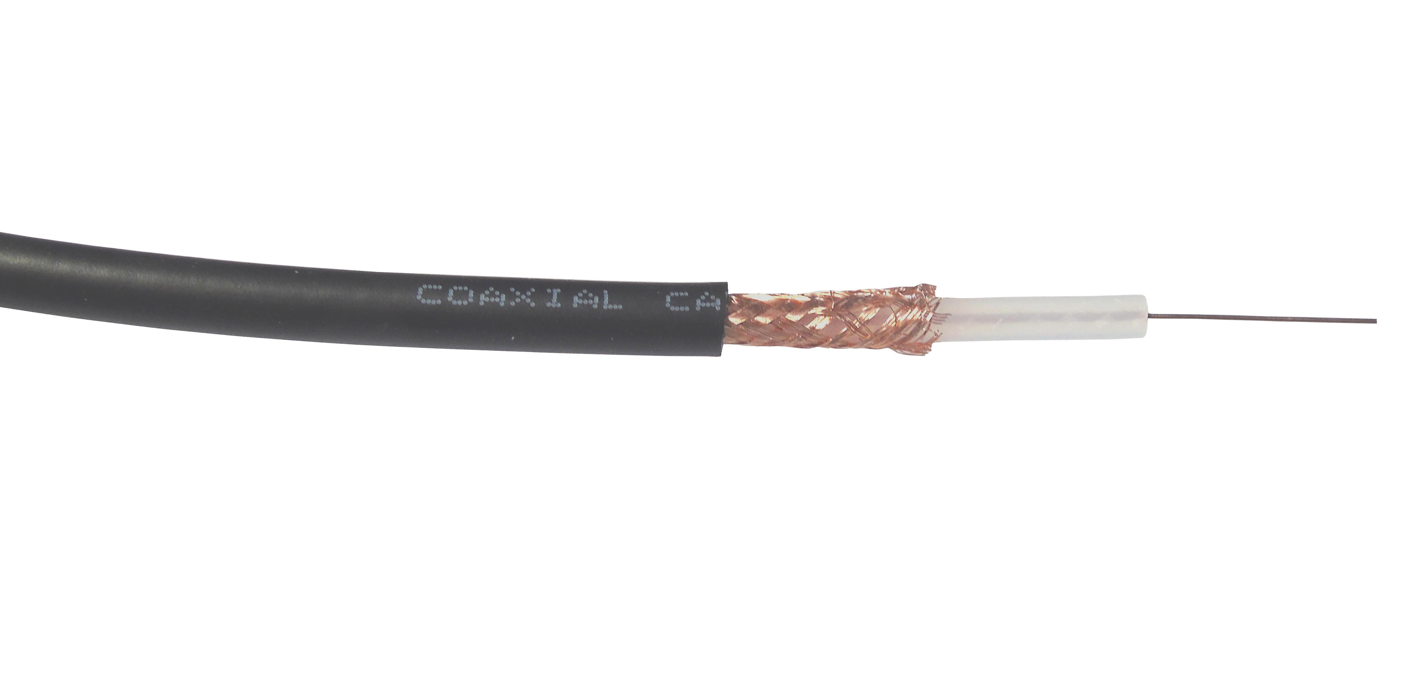RG59 COAX CABLE, RG59, 75 OHM, 100M MULTICOMP PRO