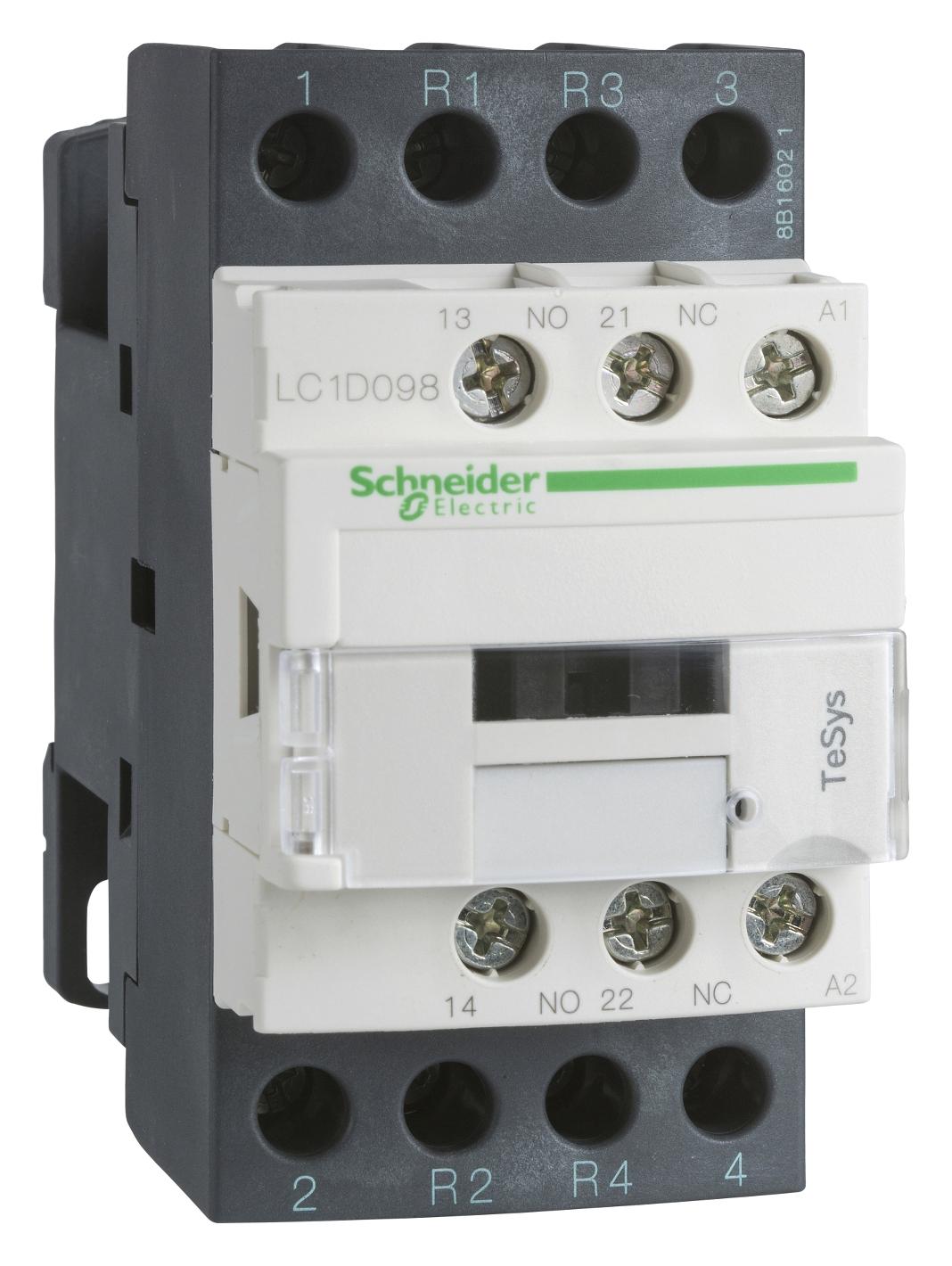 LC1D098ED CONT 20A 4PL 2NO+2NC 48VDC SCHNEIDER ELECTRIC