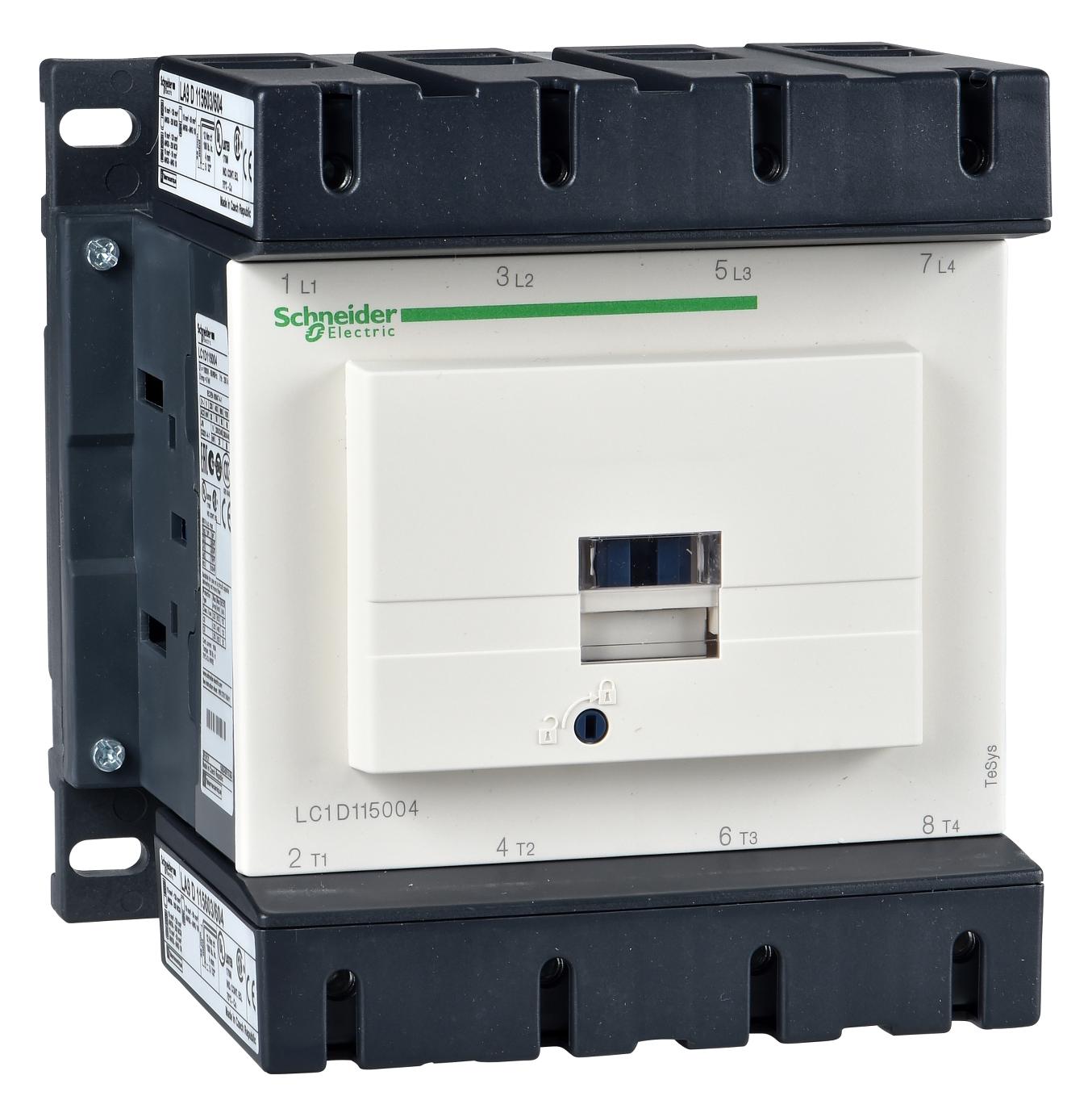 LC1D115004P7 CONT 200A 4PL 230V50/60HZ SCHNEIDER ELECTRIC