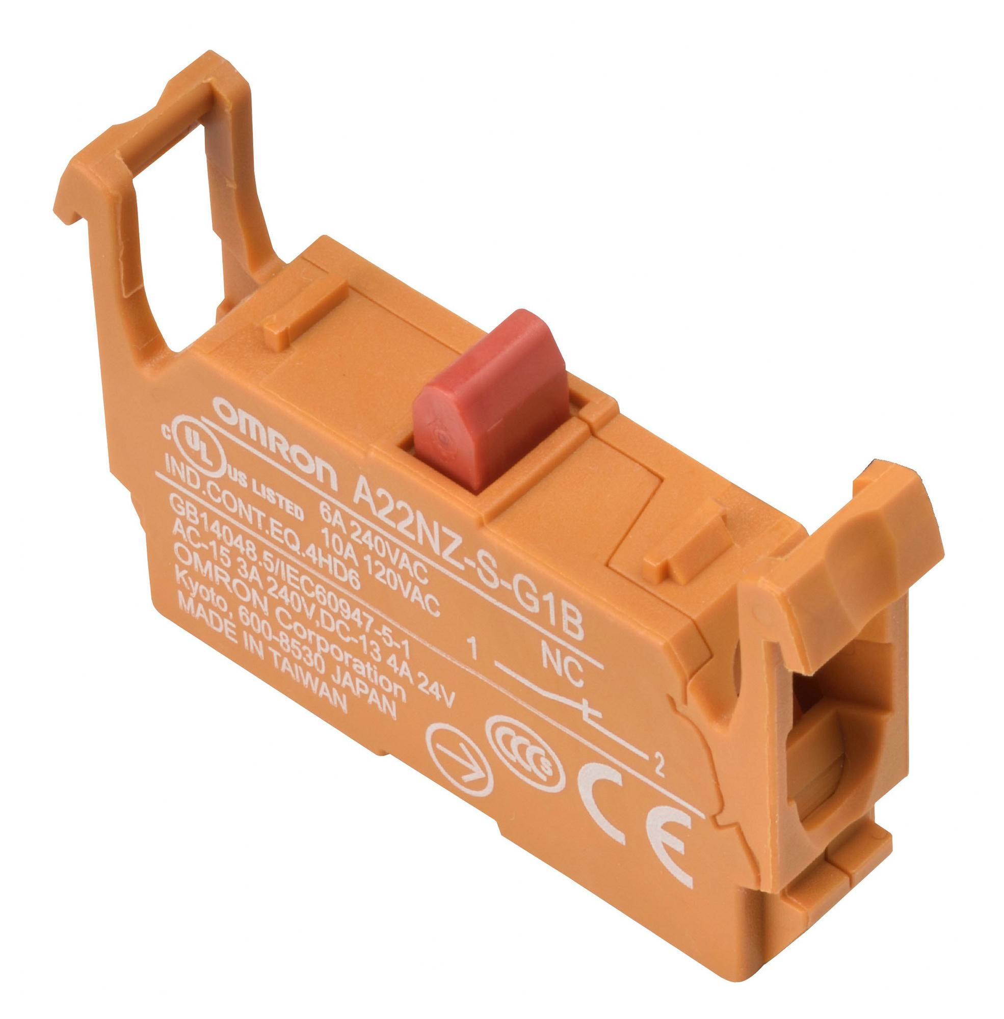A22NZ-S-G1B CONTACT BLOCKS SWITCH COMPONENTS OMRON