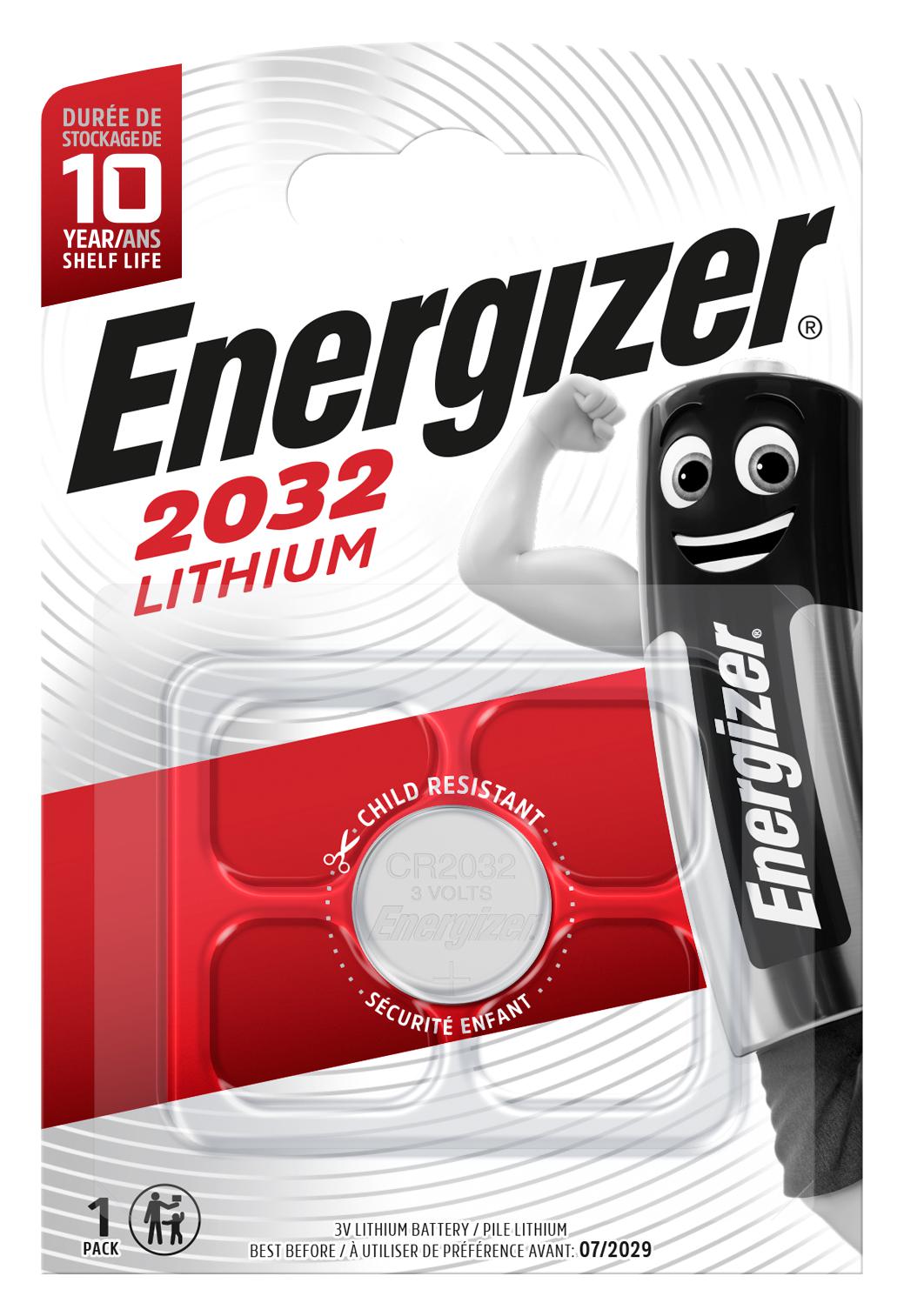 E301021302 BATTERY, LITHIUM, 3V, 0.235AH ENERGIZER