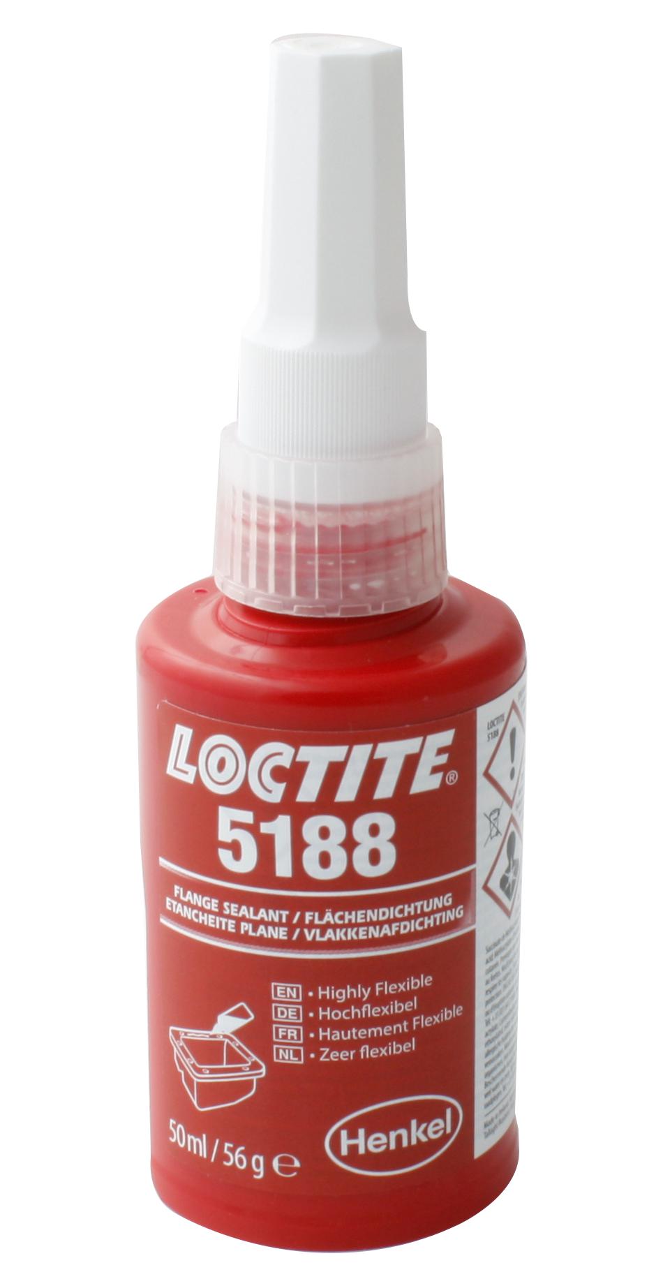 5188, 50ML SEALANT, TUBE, 50ML, RED LOCTITE