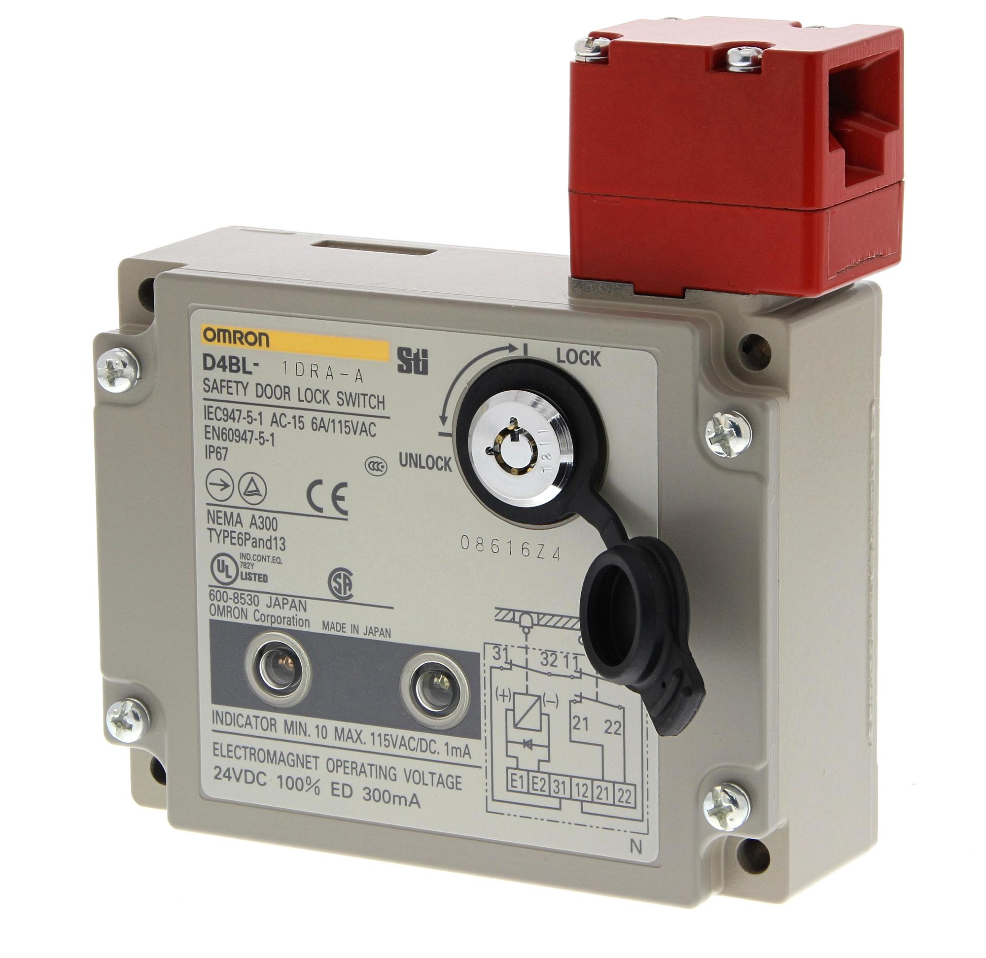 D4BL-1CRA-A SAFETY INTERLOCK SWITCHES OMRON