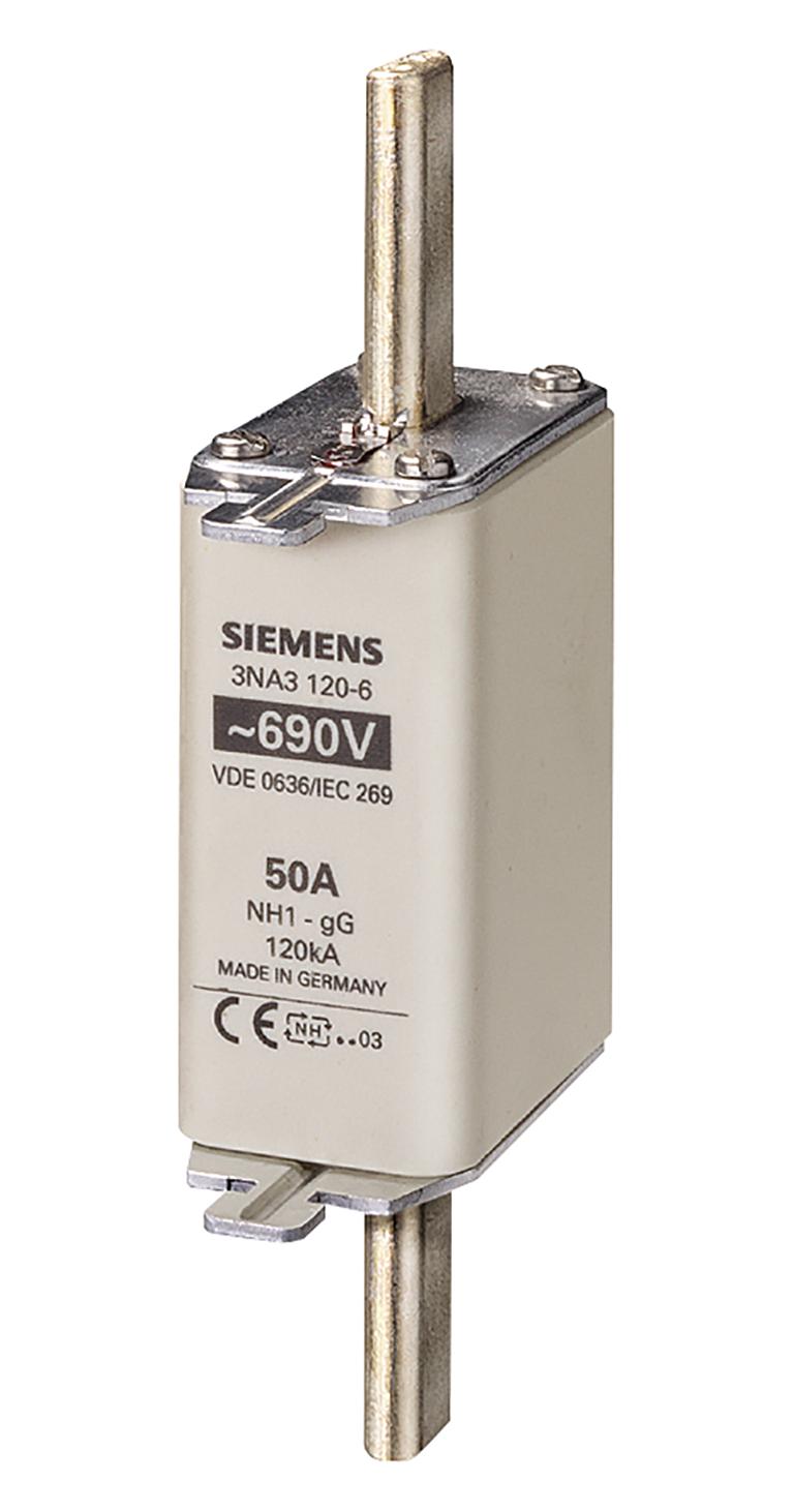 3NA3130-6 HRC FUSE, 100A, 690VAC/440VDC, BLADE TAG SIEMENS
