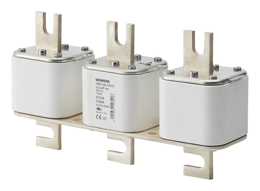 3NB3358-1KK27 HRC FUSE, 1.7KA, 690VAC, BLADE TAG SIEMENS