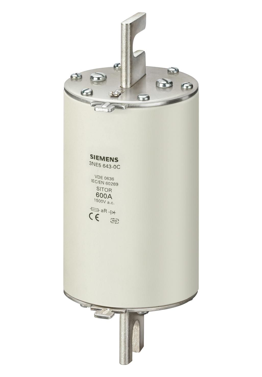 3NE5627-0C HRC FUSE, 250A, 1.5KVAC, 900VDC, BLADE SIEMENS