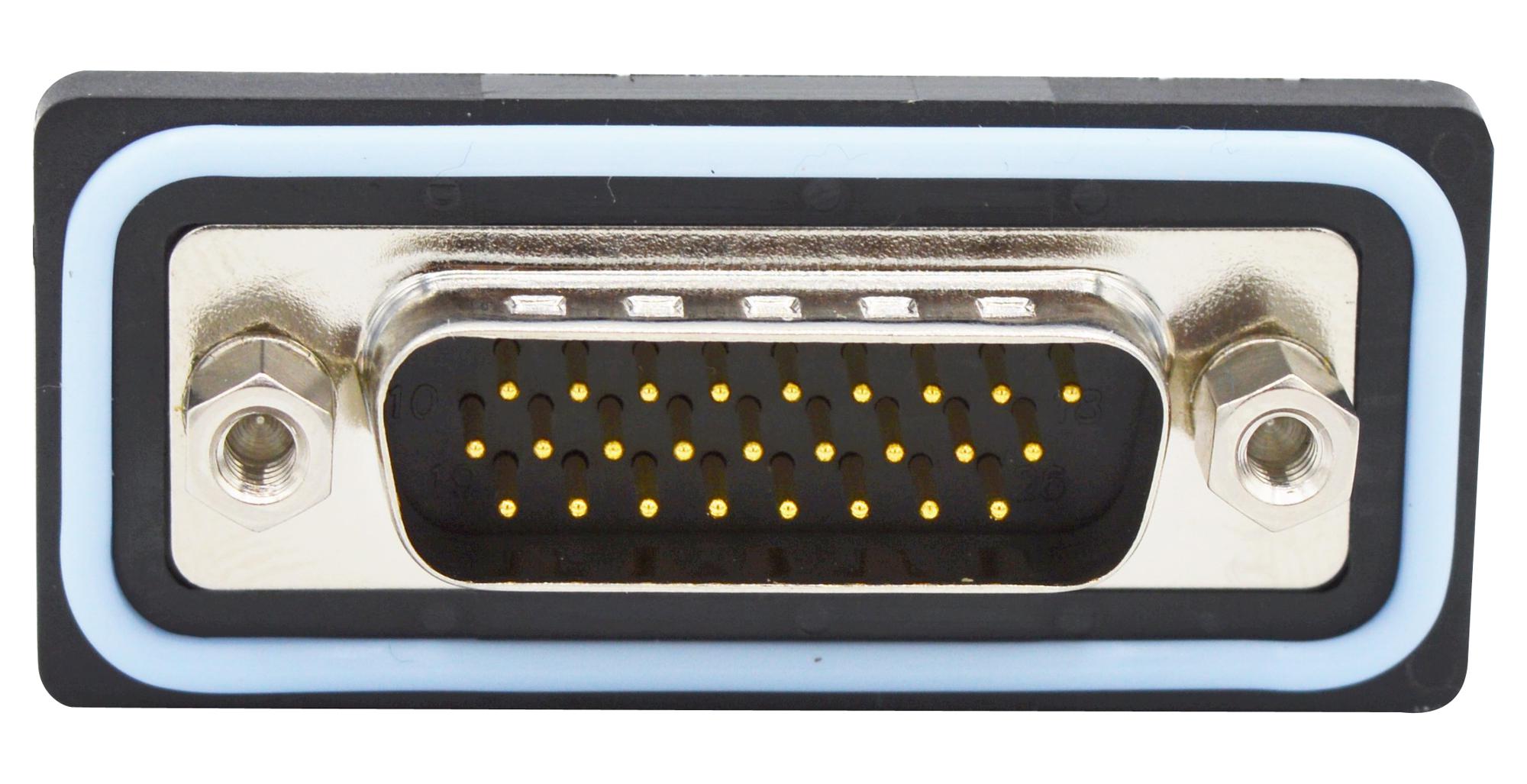 HDF-R15-113L462 HD-D SUB CONN, R/A PLUG, DE, 15POS NORCOMP