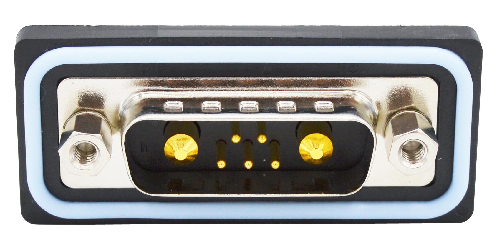 CDFR7W2113L262 COMBO D-SUB CONN, R/A PLUG, DA-7W2 NORCOMP