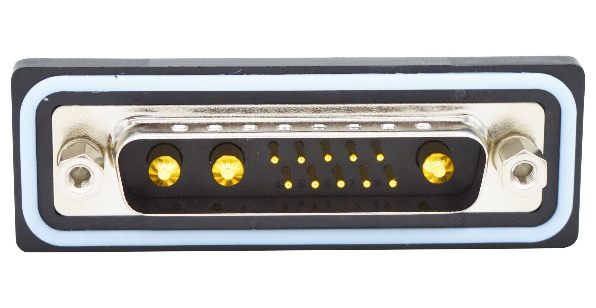 CDFV13W3113L412 COMBO D-SUB CONN, PLUG, DB-13W3, SOLDER NORCOMP