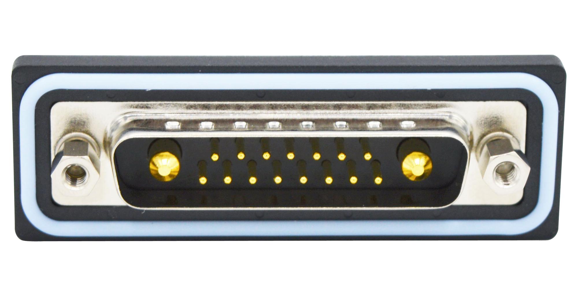 CDFV17W2113L412 COMBO D-SUB CONN, PLUG, DB-17W2, SOLDER NORCOMP