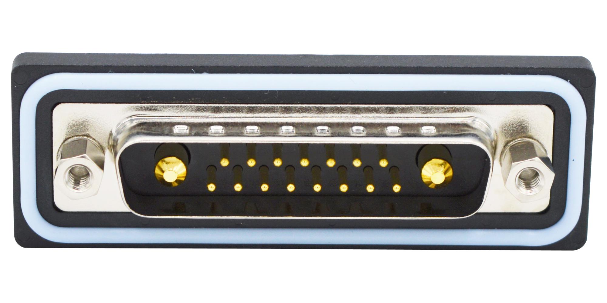 CDFR17W2113L462 COMBO D-SUB CONN, R/A PLUG, DB-17W2 NORCOMP