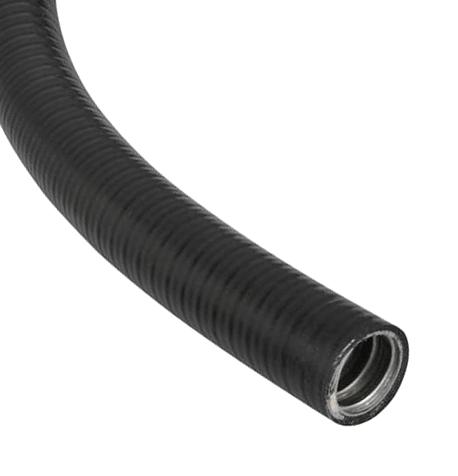 SP16/BL/10M CONDUIT, GALVANISED STEEL, PVC, 16MM/BLK ABB - ADAPTAFLEX