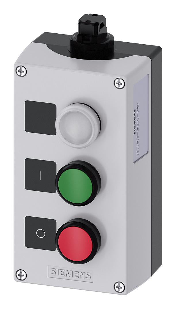 3SU1803-0AB10-4HB1 SW CONTROL STATION, SPST-NO/NC, 2 POS SIEMENS