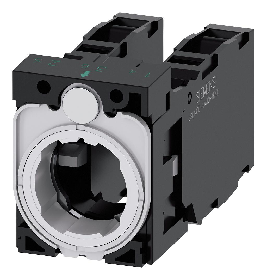 3SU1500-1AA10-1LA0 HOLDER, 3-WAY, PB SWITCH/INDICATOR LIGHT SIEMENS