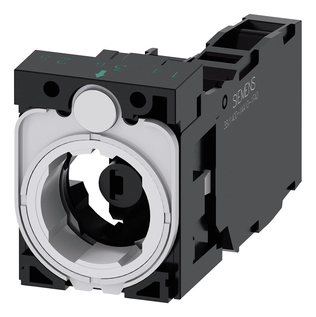 3SU1501-1AG40-1FA0 HOLDER, 3-WAY, PB SWITCH/INDICATOR LIGHT SIEMENS