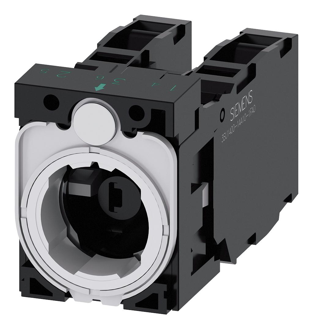 3SU1501-1AG30-1LA0 HOLDER, 3-WAY, PB SWITCH/INDICATOR LIGHT SIEMENS